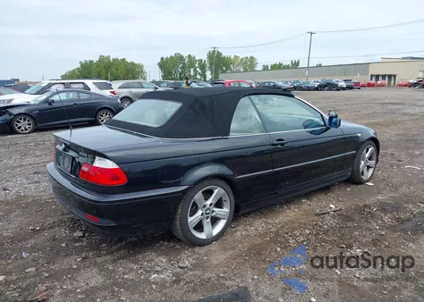 2006 BMW 325Ci из США, поврежденный, VIN WBABW33486PX85565